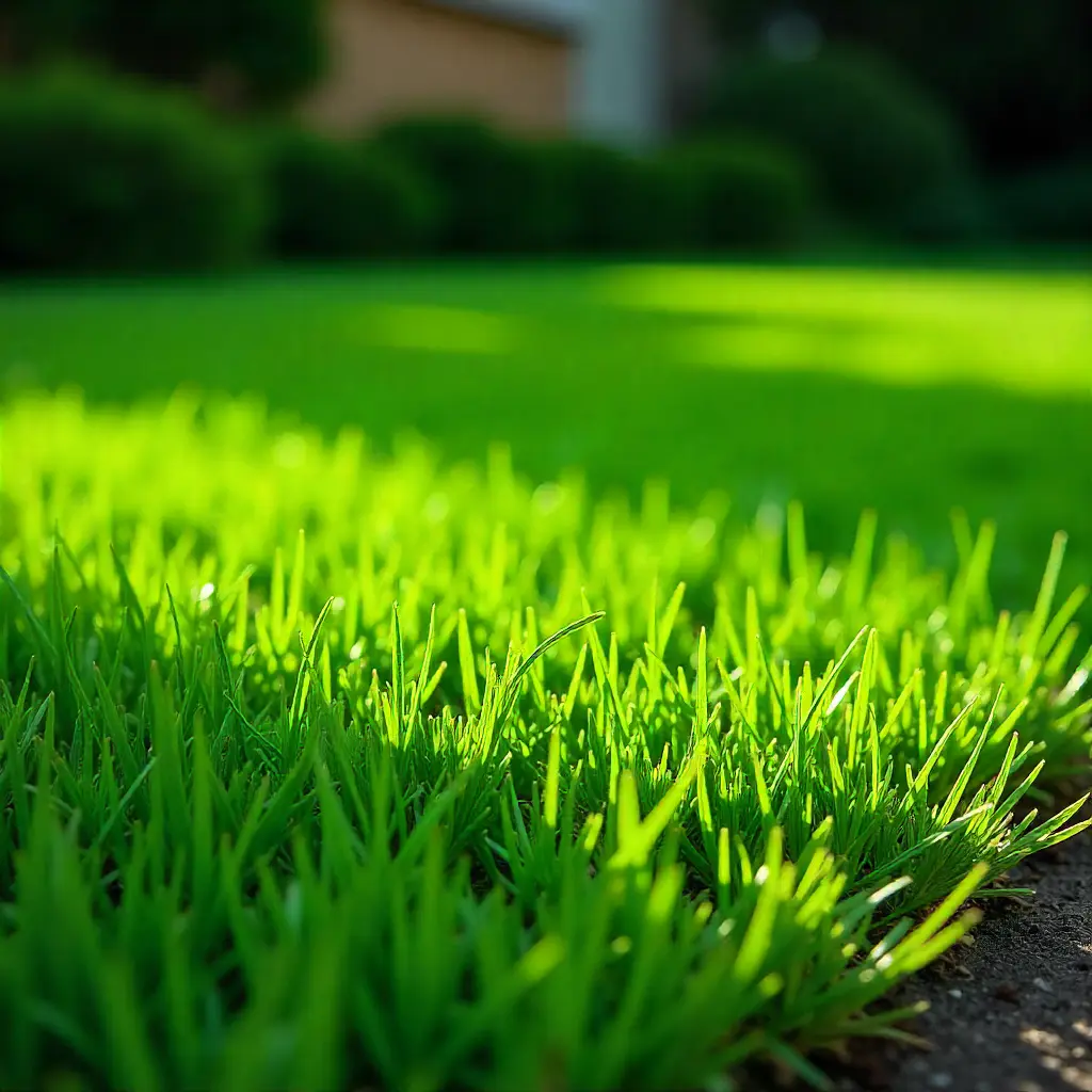 Beautiful maintained lawn  